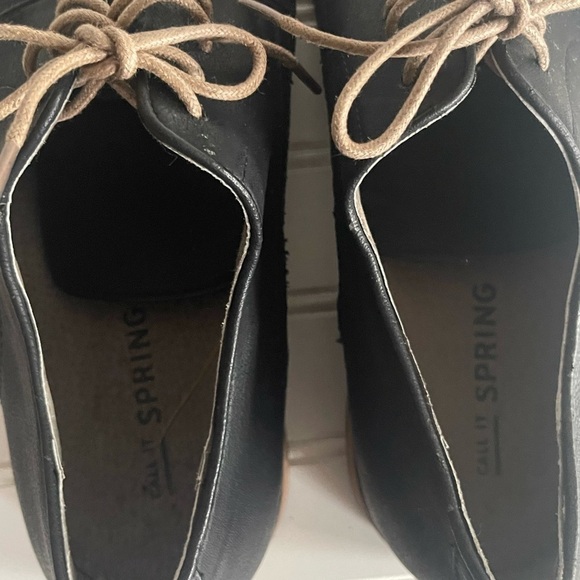 Call it Spring Mens Vegan Leather Black Size 13 Lace Up Oxfords main image 8